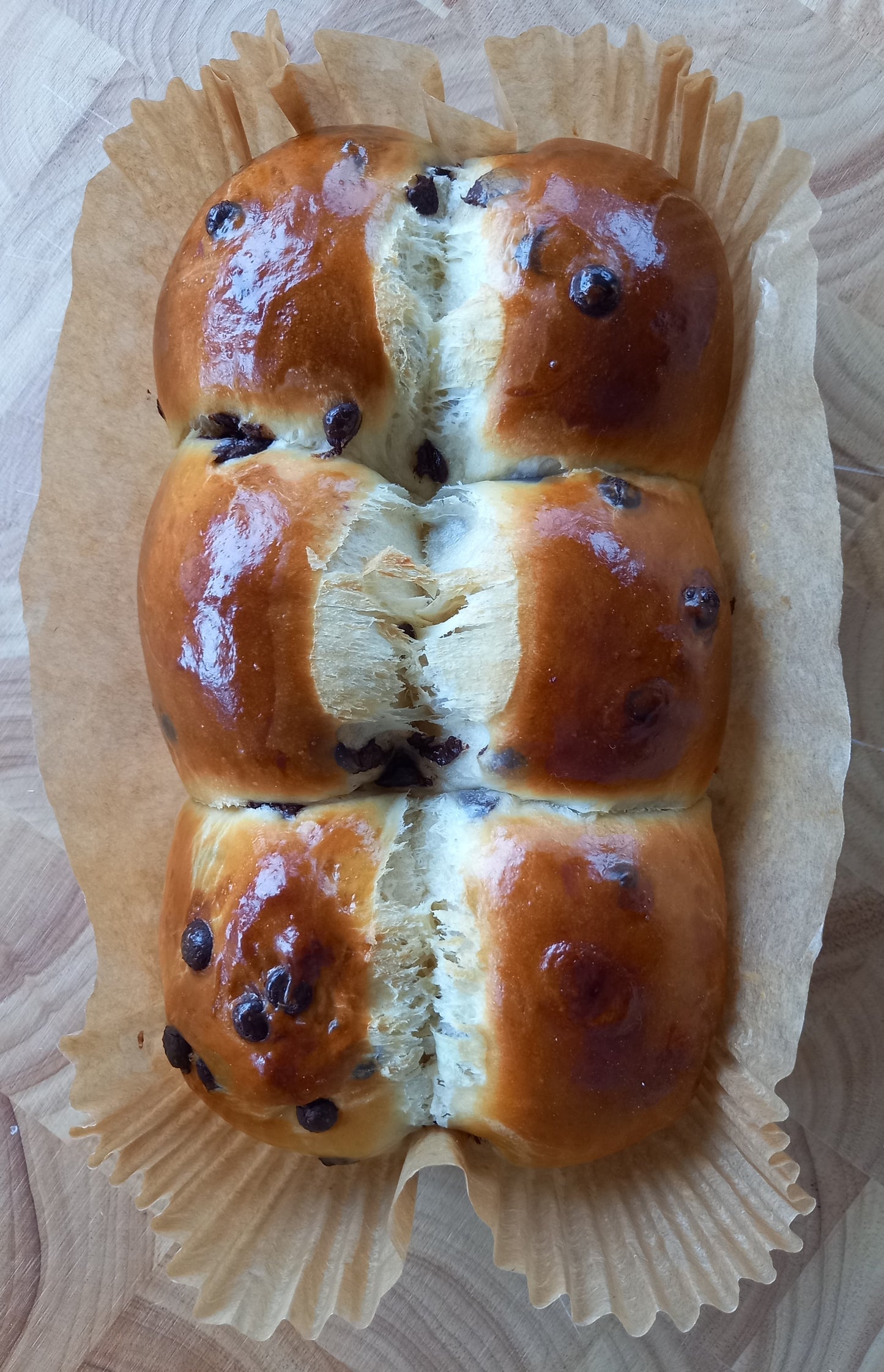 Chocolate Chip Brioche Loaf