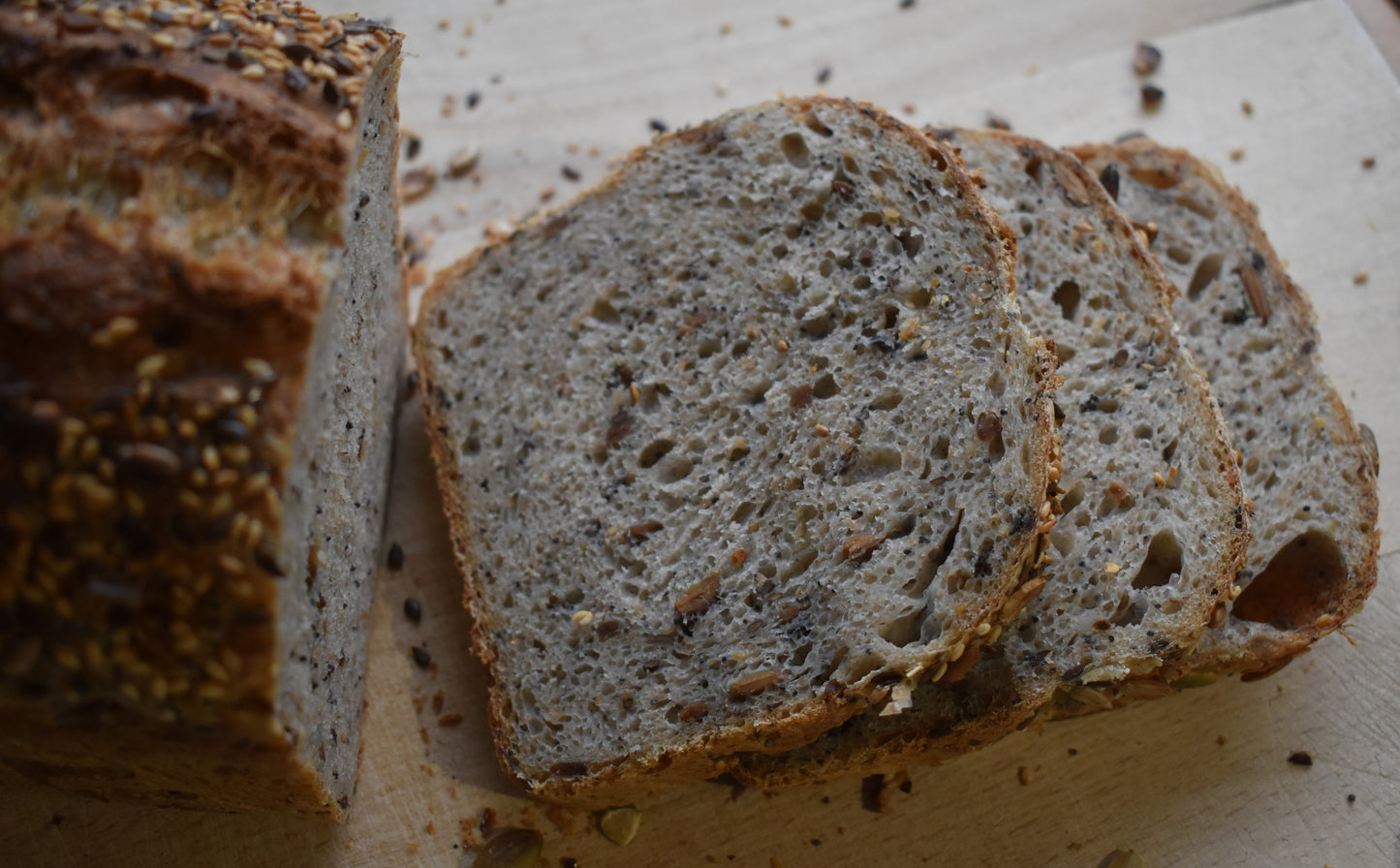 Malty Seedy Sourdough Loaf