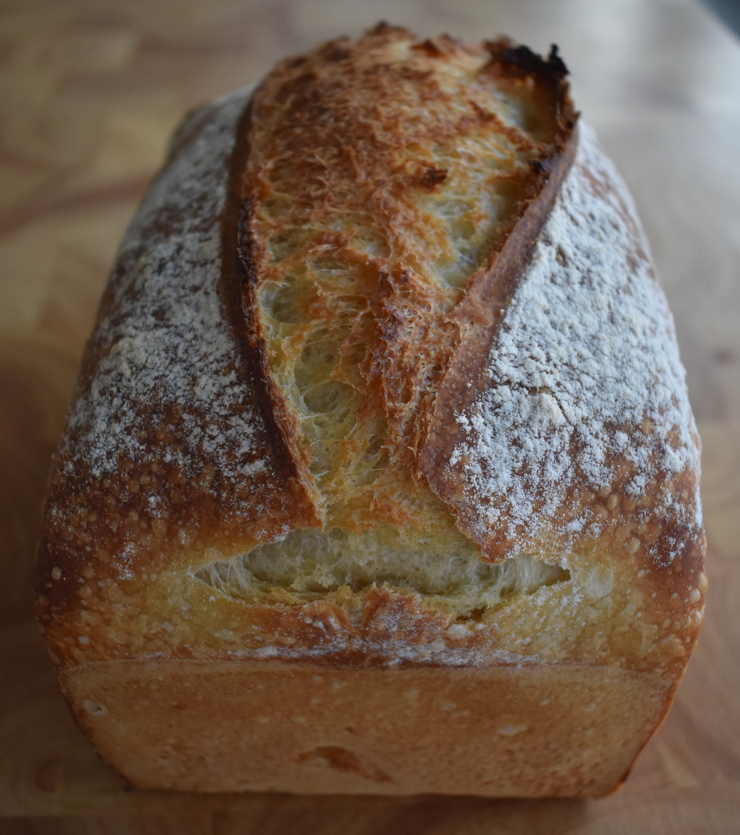 White Tin Sourdough Loaf