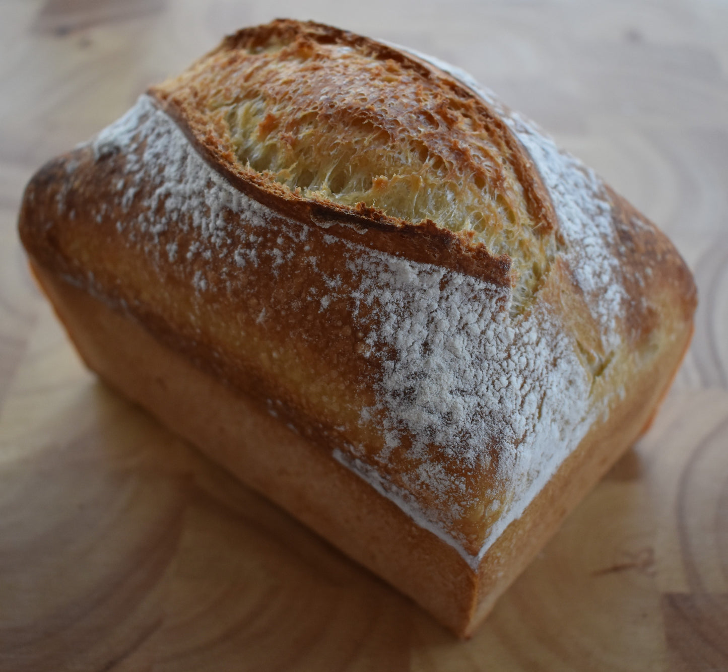 White Tin Sourdough Loaf